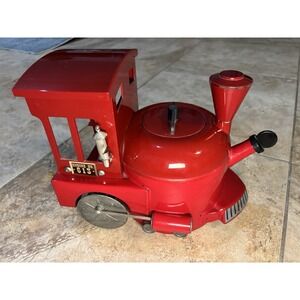 Kamenstein • Train Tea Kettle • Red Engine Train Locomotive • Wheels Turn MKI